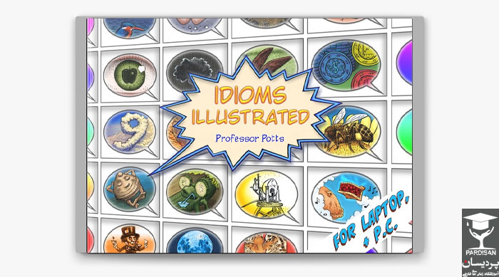 برنامه English Idioms Illustrated برای تقویت مهارت نوشتاری انگلیسی
