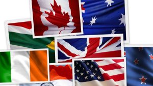 کشورهایی که زبان انگلیسی دارند