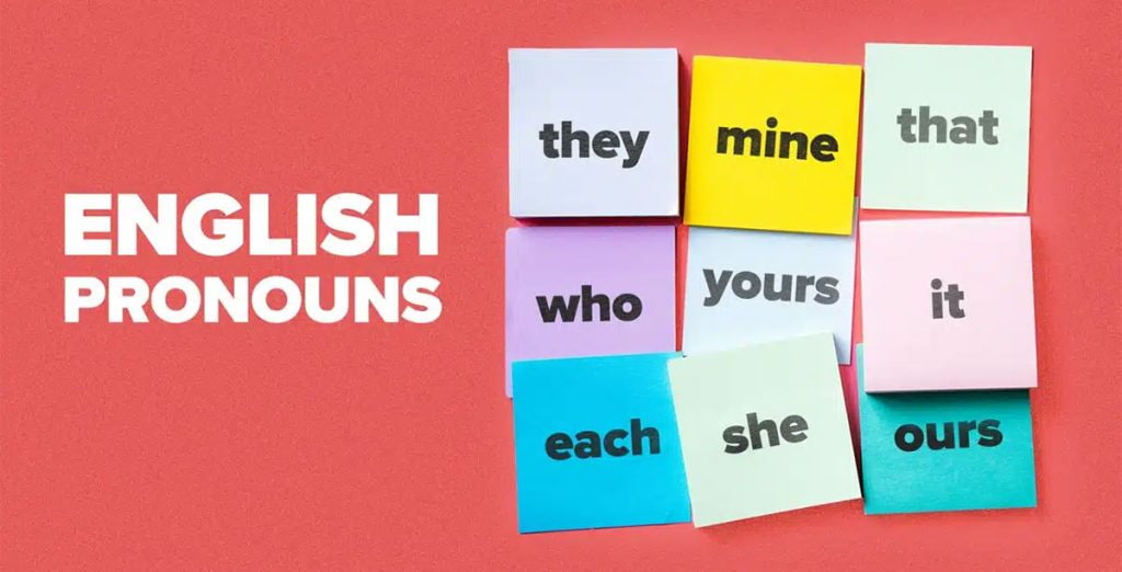 انواع ضمایر در انگلیسی