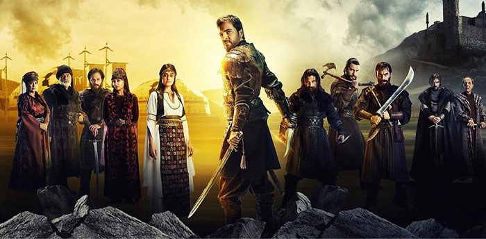 فیلم ترکی قیام ارطغرل (Dirilis Ertugrul) یکی از سریال های مناسب آموزش ترکی