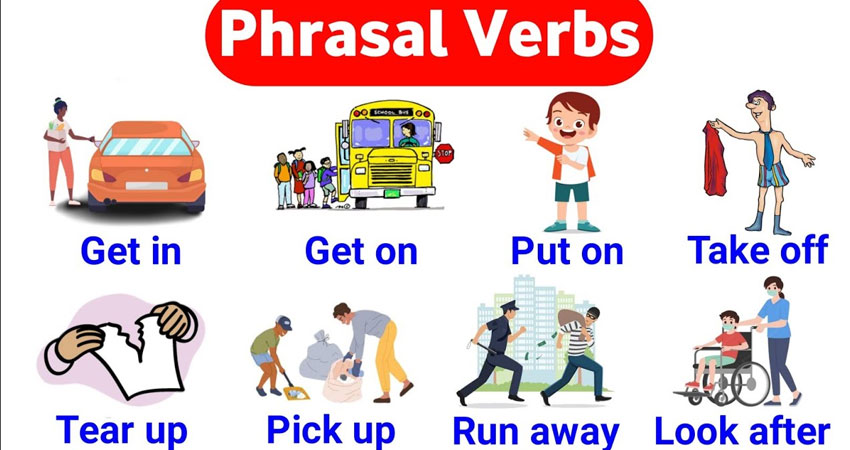 لیست کامل phrasal verbs